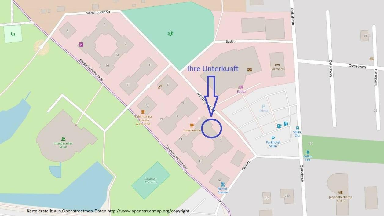 Ferienwohnung Sommerwind Зеллин Экстерьер фото
